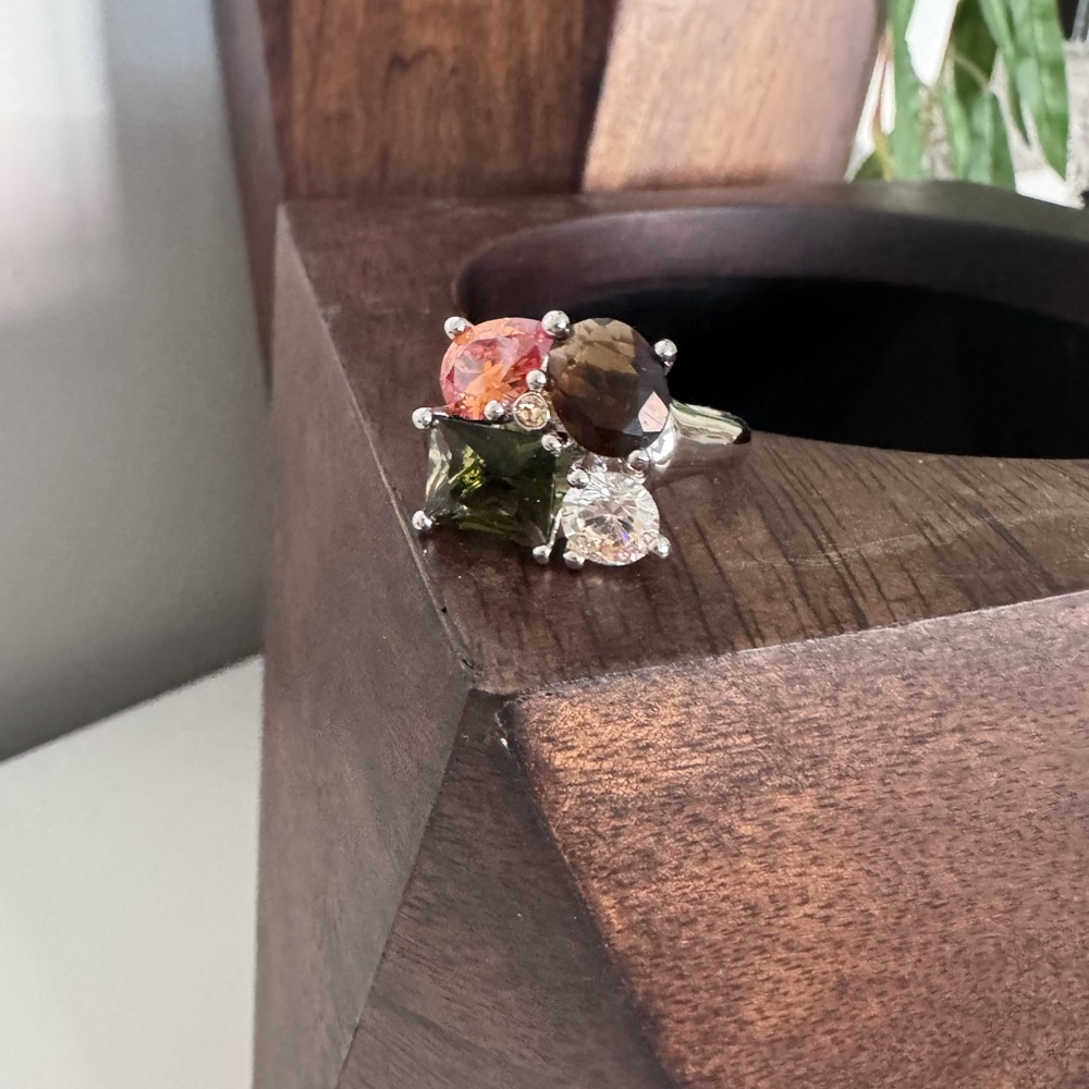 Vintage Avon Cluster Statement Ring Fruit Salad
Multicolor Gemstone Sz 8-8.5